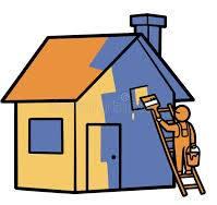House painting clip art stock vector. Illustration of brush ...